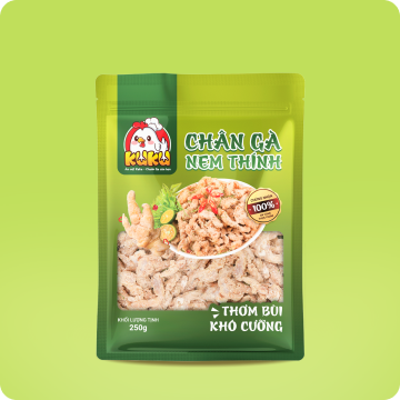 Chân gà nem thính
